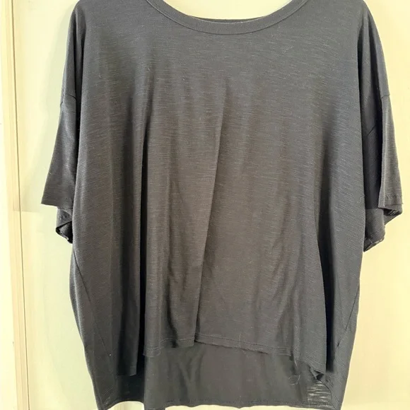 Sofia Jeans by Sofia Vergara Charcoal Gray Relaxed Tee XL Short Sleeve NWT - Picture 3 of 6